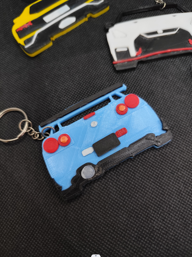 Custom 3D Printed Car Keychain – Personalized Car Model Key Ring