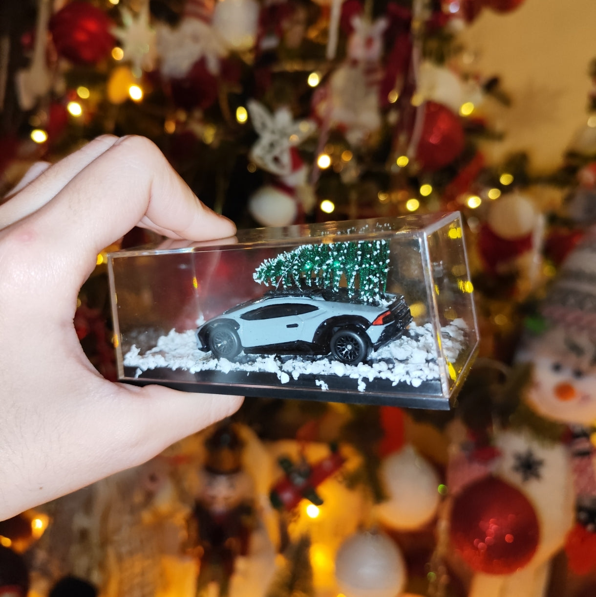 Custom Lamborghini Snowy Diorama