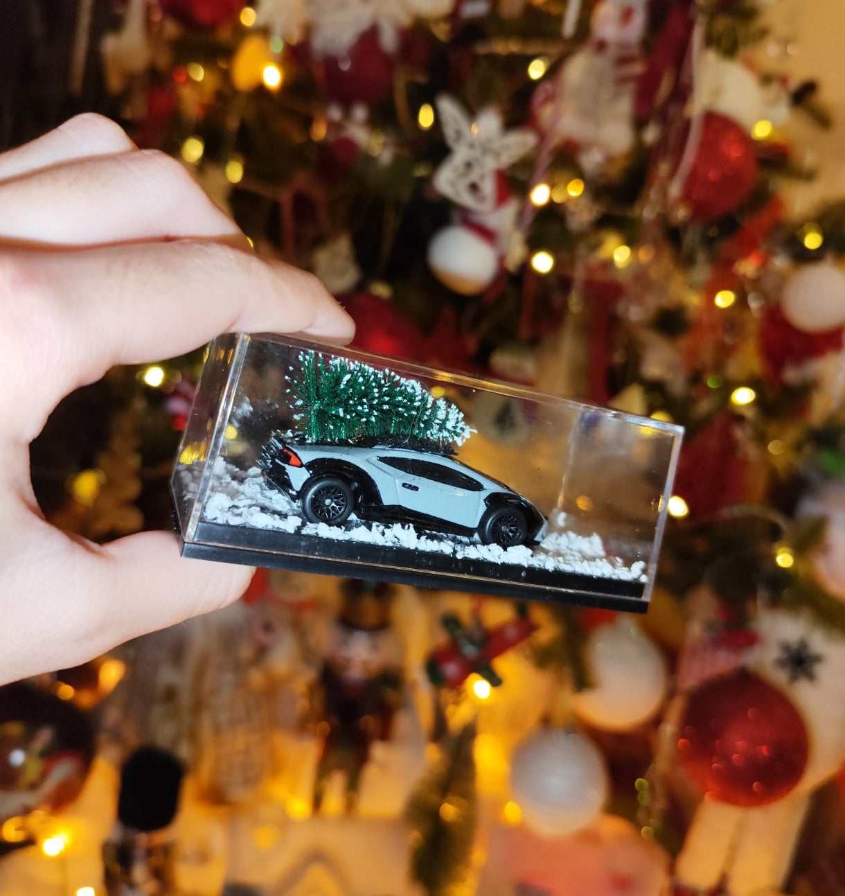 Custom Lamborghini Snowy Diorama