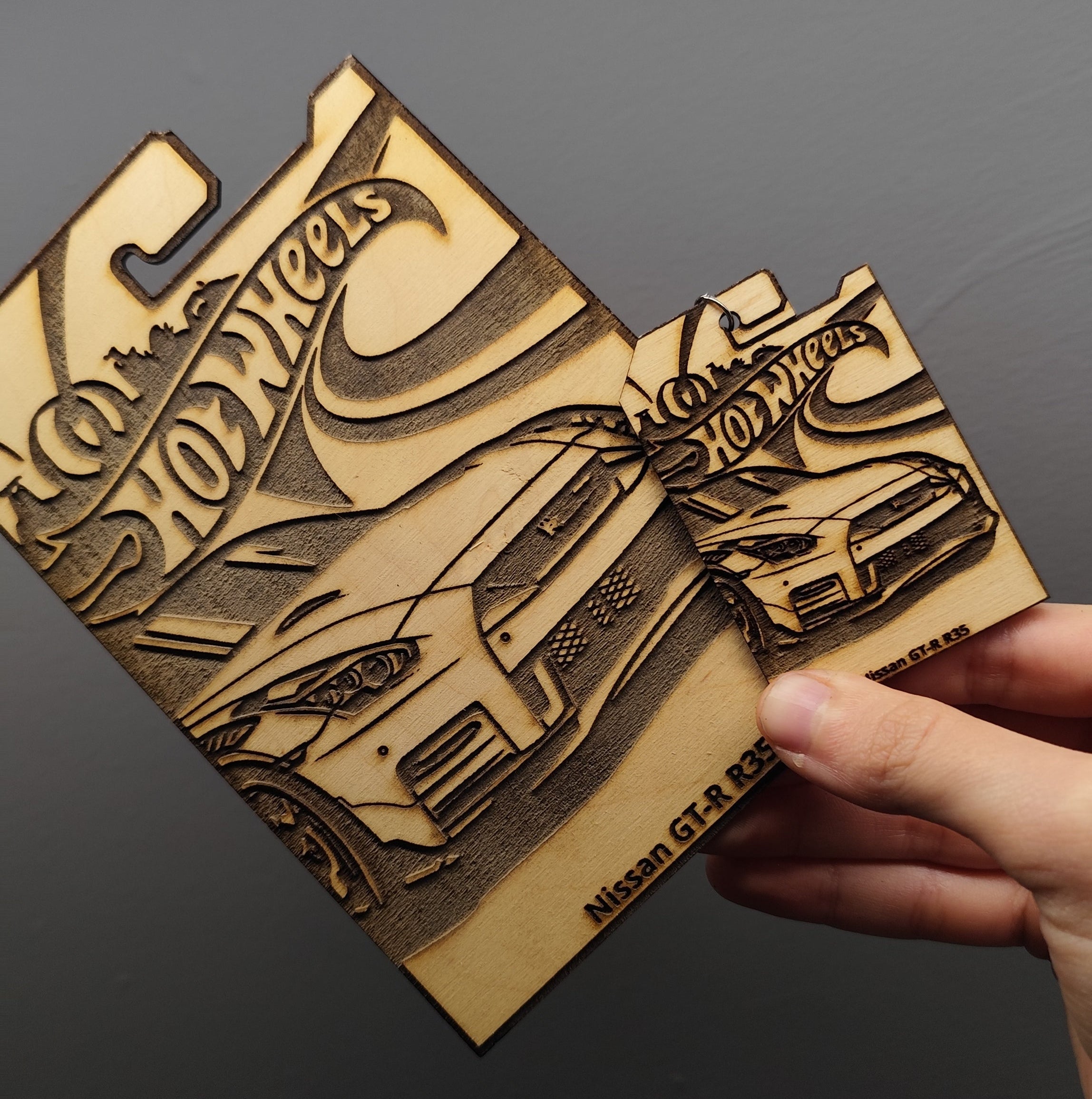 Custom Wooden Gift Card Set - Wooden Card + Keychain