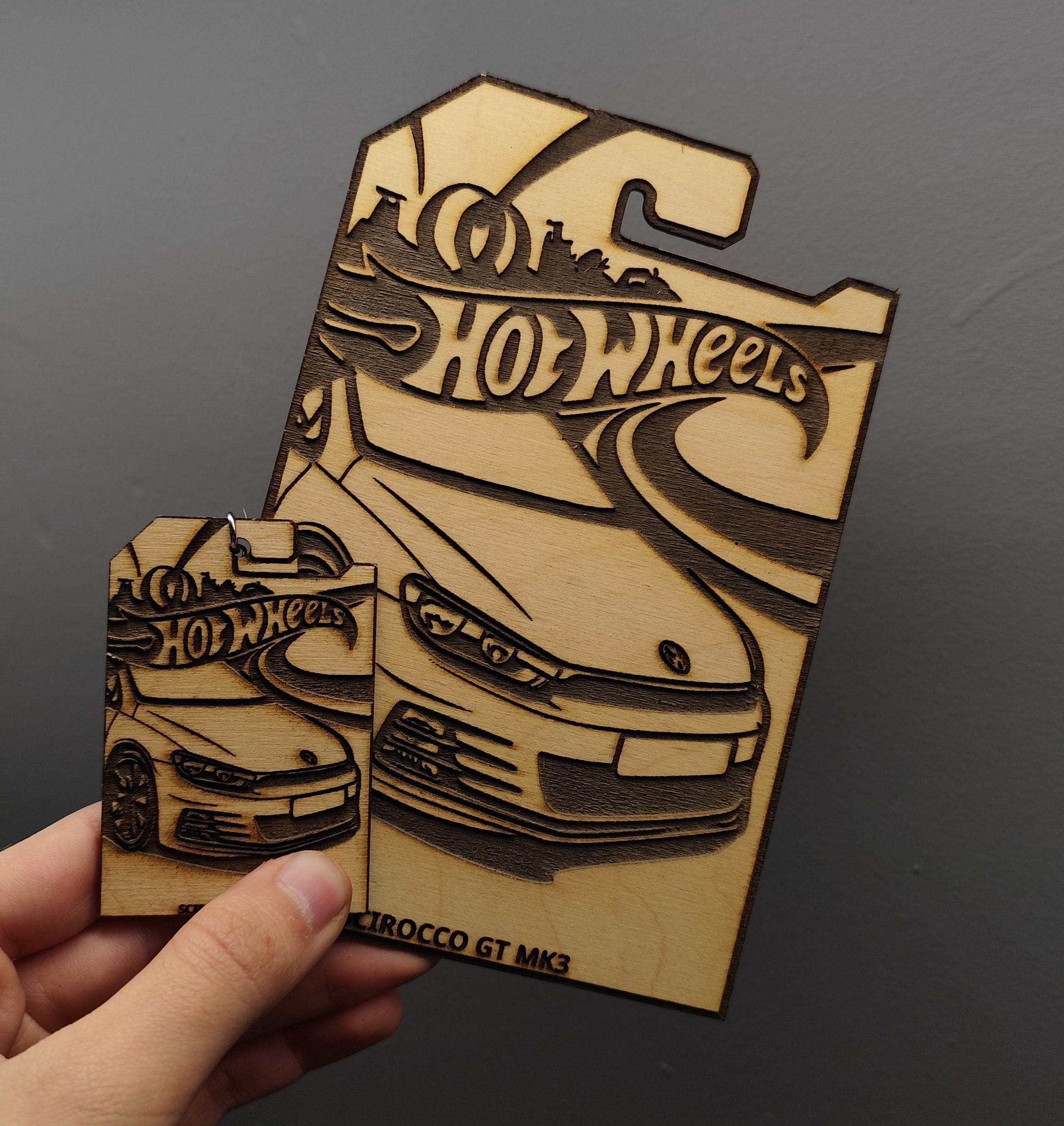 Custom Wooden Gift Card Set - Wooden Card + Keychain