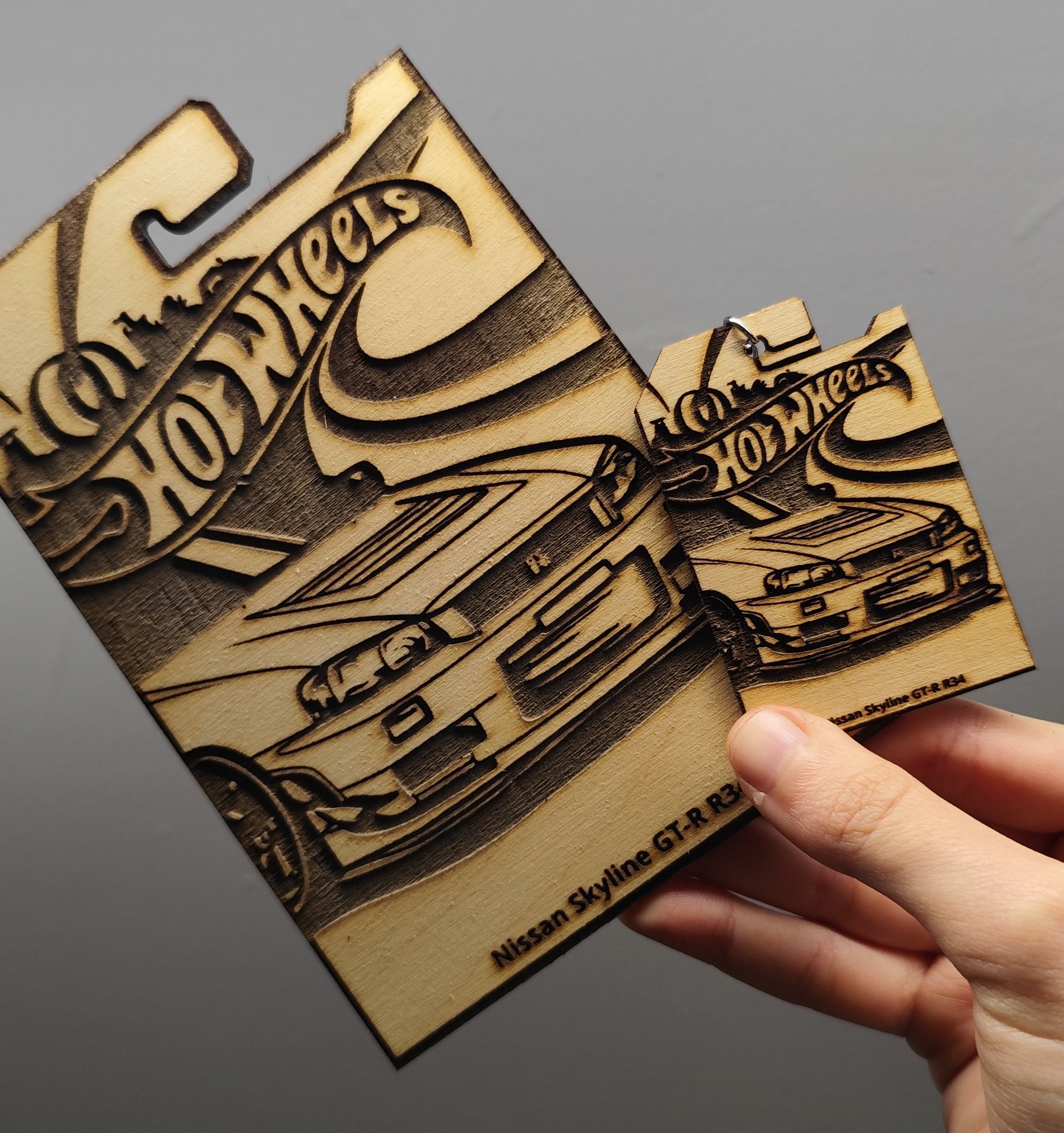 Custom Wooden Gift Card Set - Wooden Card + Keychain