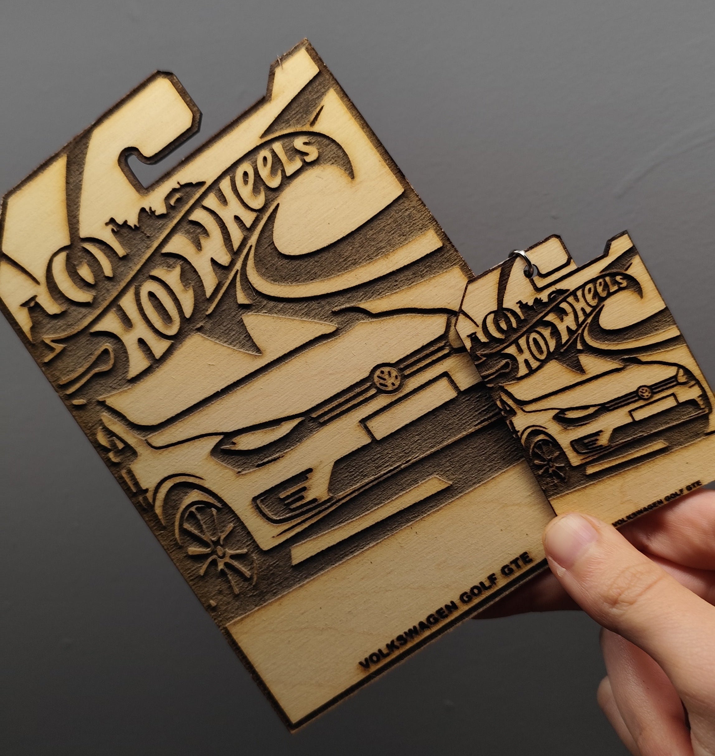 Custom Wooden Gift Card Set - Wooden Card + Keychain